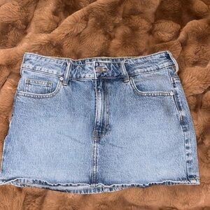 Denim Mini Skirt